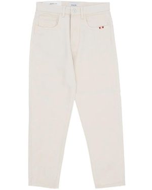 AMISH Straight Fit Jeans - White