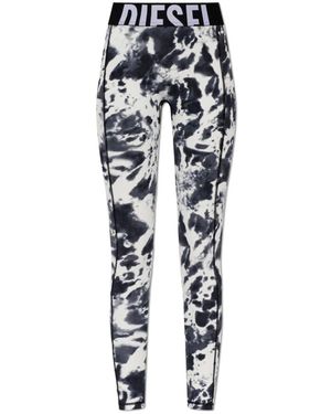 DIESEL Broeken ,Zwart ,Adeline-D-Pop Leggings