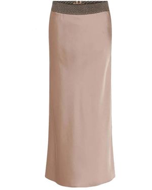 GUSTAV Midi Skirts - Bruin