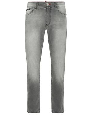 Philipp Plein Slim-Fit Jeans - Grey
