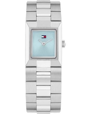 Tommy Hilfiger Elegante Silberne Ivy Uhr - Mettallic