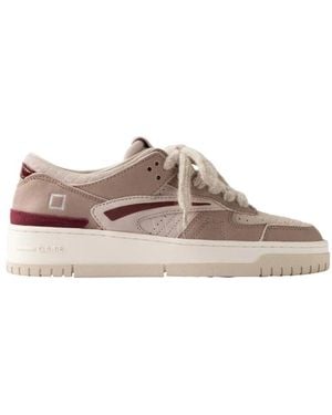 Date Schoenen ,Katoen Torneo Sneakers - Bruin