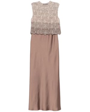 D.exterior Party Dresses - Natural