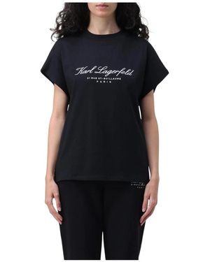 Karl Lagerfeld T-Shirts - Negro
