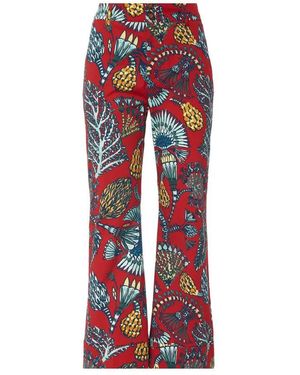La DoubleJ Sicomore Weite Hose - Rot