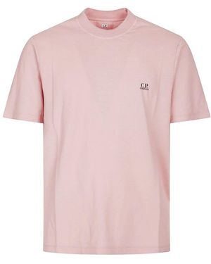 C.P. Company Logo T-Shirt - Pink