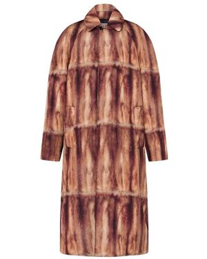Moschino Single-Breasted Coats - Red