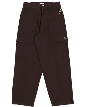 Obey Straight Trousers - Zwart