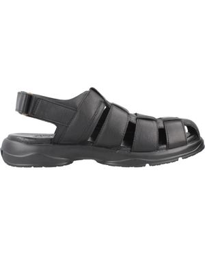 Coronel Tapiocca Flat Sandals - Negro