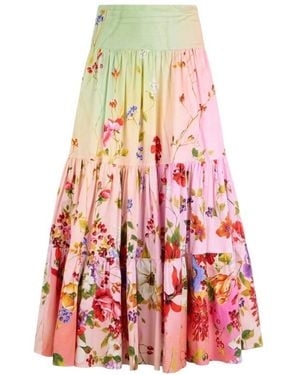 Roberto Cavalli Midi Skirts - Red