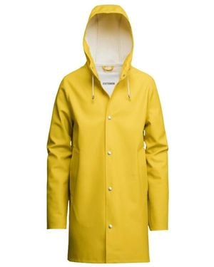 Stutterheim Safran Regenmantel Stockholm Stil - Gelb