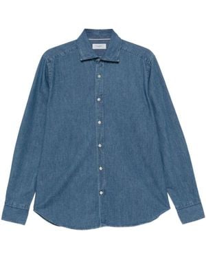 Tintoria Mattei 954 Casual Shirts - Bleu