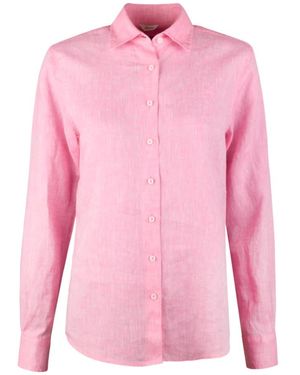 Stenströms Oversized Linnen Shirt - Roze
