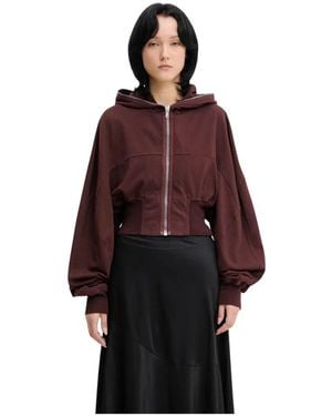 Rick Owens Zip-Throughs - Rojo