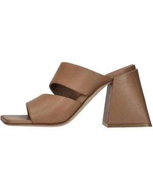 Vic Matié 1G3860D Mules Mit Absatz - Braun
