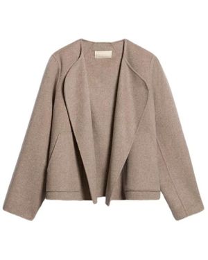 Vanessa Bruno Giacca in lana taupe - Marrone