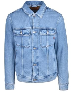 DIESEL Jassen ,Blauw ,Denim Denim Jacket