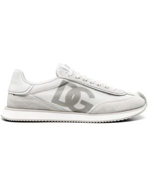 Dolce & Gabbana Schoenen ,Wit ,Witte Sneakers Voor Mannen Aw 25