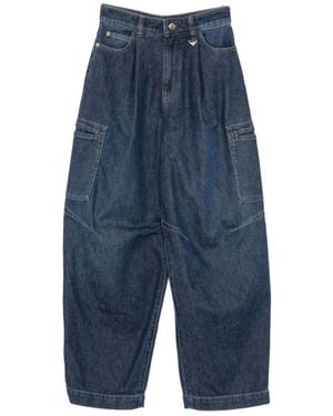 Emporio Armani Loose-Fit Jeans - Blue
