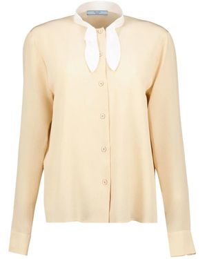 Prada Blouses - Natural