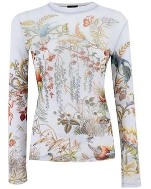 Etro Long Sleeve Tops - Blue