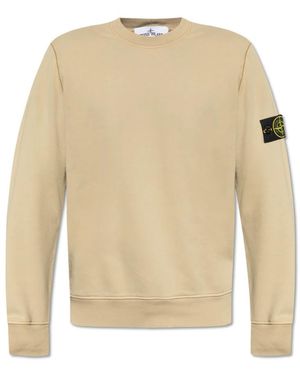 Stone Island Sweatshirts - Natural