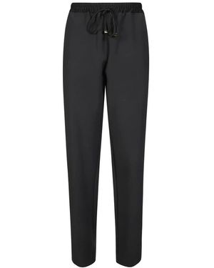 Elisabetta Franchi Tapered Trousers - Nero