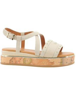 Alviero Martini 1A Classe Flat Sandals - White