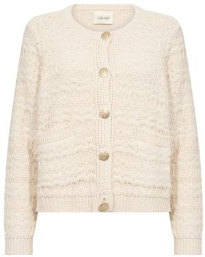 Cream Cardigans - Natural