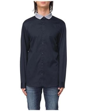 ARMANI EXCHANGE Casual Shirts - Blue