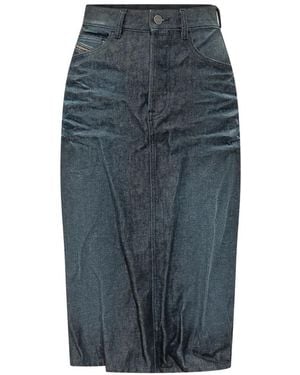 DIESEL Denim Skirts - Gris