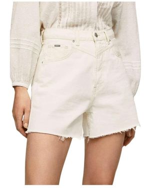 Pepe Jeans Short Shorts - White