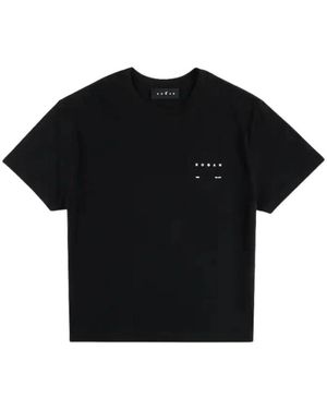 Hogan Tops ,Zwart ,Katoen Crew Neck T-Shirt