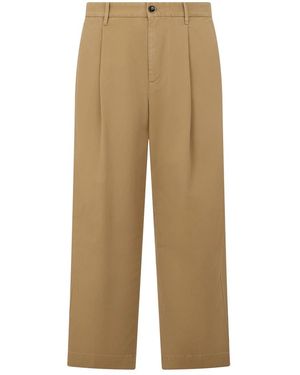 Nine:inthe:morning Straight Trousers - Natural