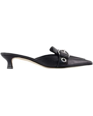 Aeyde Heeled Mules - Blu