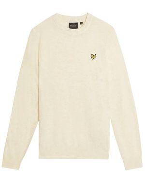 Lyle & Scott Round-Neck Knitwear - White