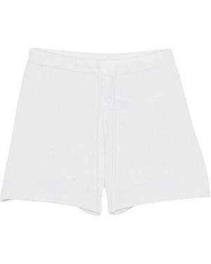 Allude Short Shorts - White