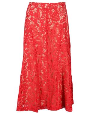 Semicouture Midi Skirts - Rojo