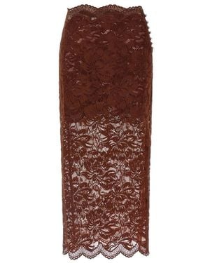 Rabanne Midi Skirts - Brown