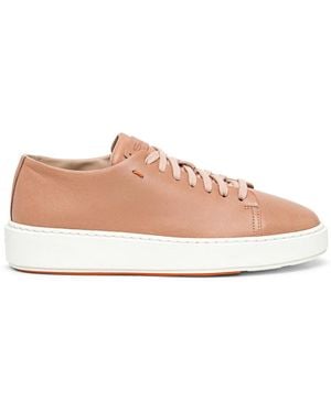 Santoni Damen Leder Sneaker - Pink