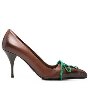 Prada With Heel Pump - Bruin