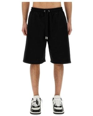 Off-White c/o Virgil Abloh Bermuda With Logo - Black