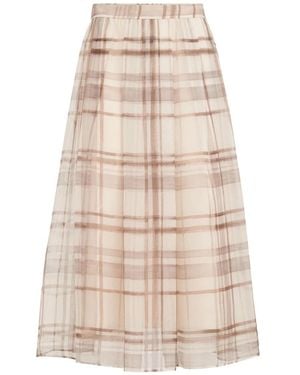 Brunello Cucinelli Midi Skirts - Neutro