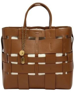Twinset Tote Bags - Marrone