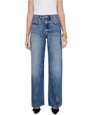Anine Bing Straight Fit Jeans - Blue