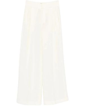 Twinset Wide Trousers - Blanco