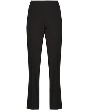 Elena Miro Slim-Fit Trousers - Zwart