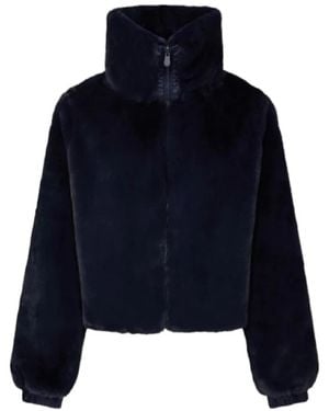 Save The Duck Faux Fur & Shearling Jackets - Blauw