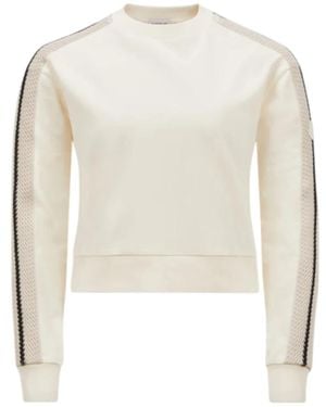 Moncler Sweatshirts - Bianco