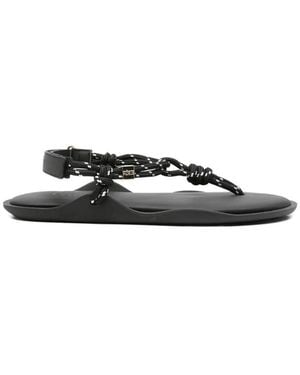FLOWZE Flat Sandals - Black